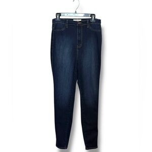 Vibrant M.i.U Dark Blue High Rise Skinny Jeans Size 11 Like New
